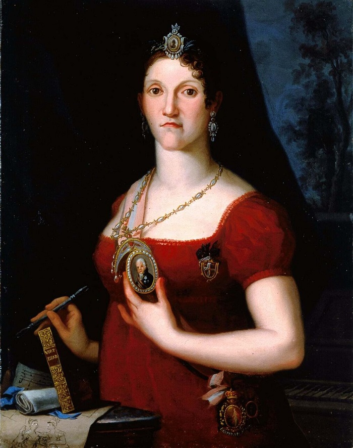 Carlota-Joaquina-Borbon королева Испании