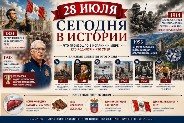 28 июля день в Истории