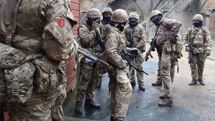 Члены Королевского Гибралтарского полка