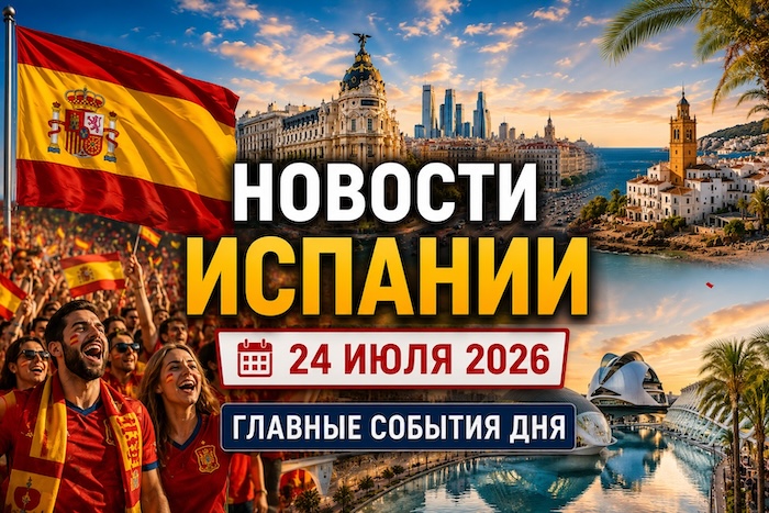 Новости Испании сегодня 24 июля 2026 года