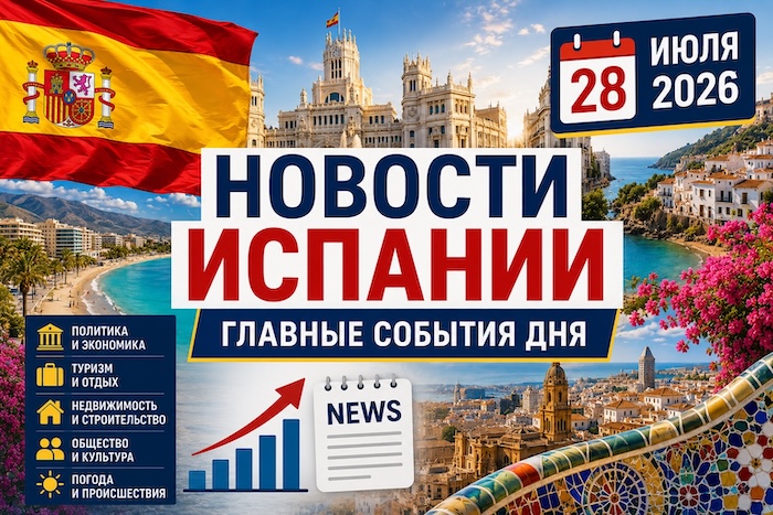 Новости Испании сегодня 28 июля 2026 года