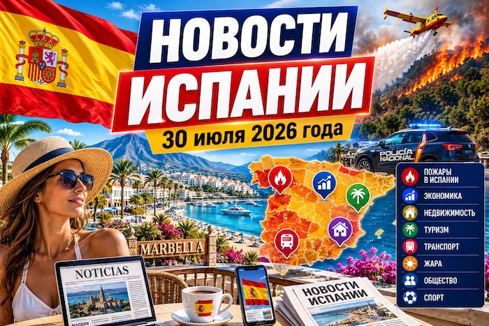 Новости Испании сегодня 30 июля 2026 года